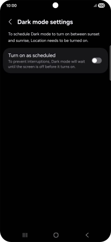 Press the indicator next to  Press the indicator next to