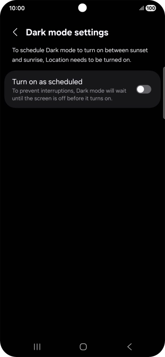 Press the indicator next to  Press the indicator next to