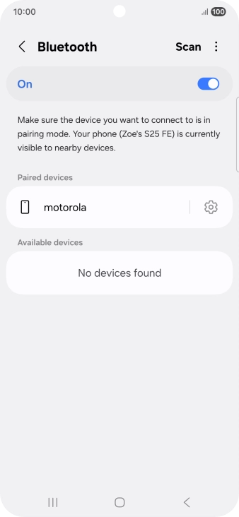Press the Home key to return to the home screen. Press the Home key to return to the home screen.