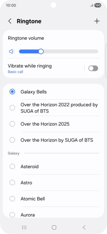 Press the required ring tones to hear them. Press the required ring tones to hear them.