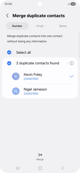 Press Merge. Press Merge.