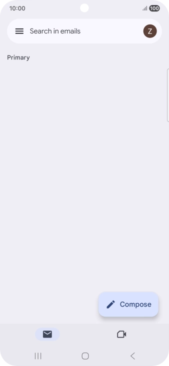 Press the menu icon. Press the menu icon.