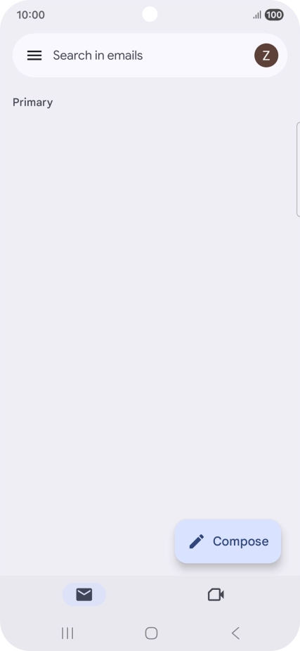 Press the menu icon. Press the menu icon.