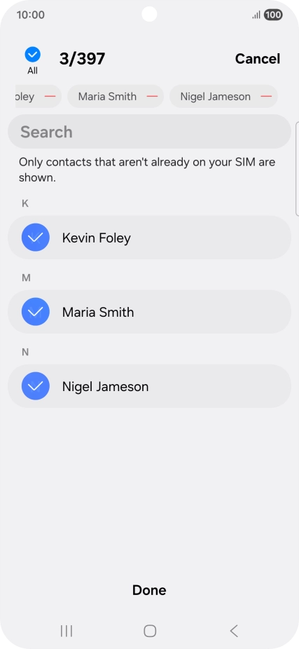 Press Done. Press Done.