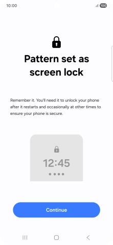 Press Continue. Press Continue.