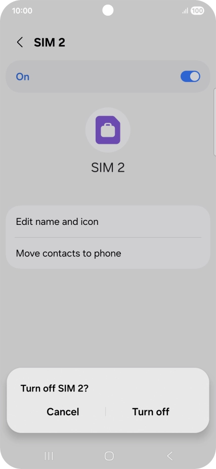 If you turn off use of the price plan, press Turn off. If you turn off use of the price plan, press Turn off.