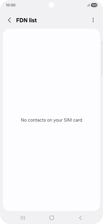 Press the menu icon. Press the menu icon.