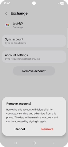 Press Remove. Press Remove.