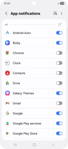 Press the drop down list. Press the drop down list.