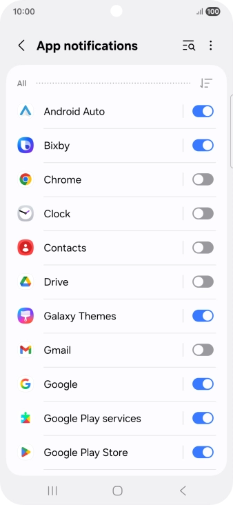 Press the drop down list. Press the drop down list.