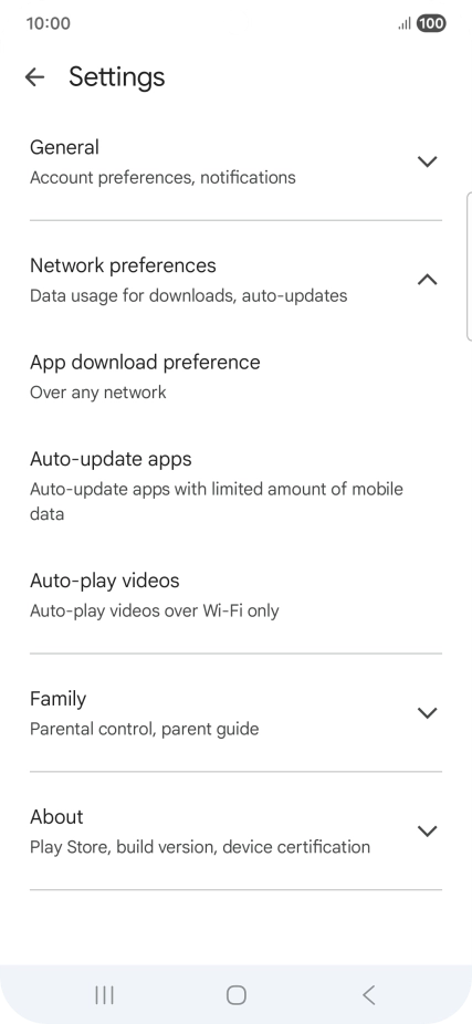 Press Auto-update apps. Press Auto-update apps.