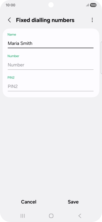 Press Number and key in the required phone number. Press Number and key in the required phone number.