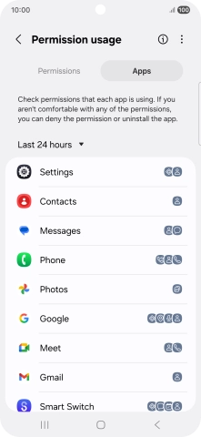 Press the drop down list. Press the drop down list.
