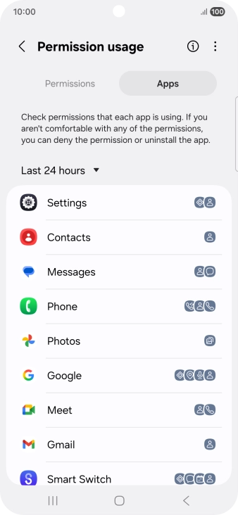 Press the drop down list. Press the drop down list.