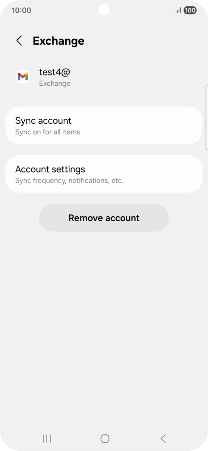 Press Remove account. Press Remove account.