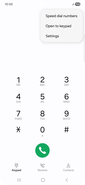 Press Settings. Press Settings.