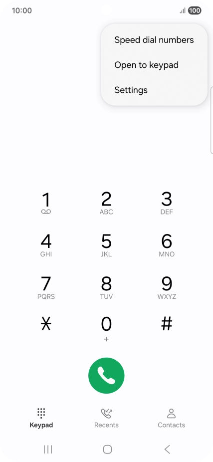 Press Settings. Press Settings.