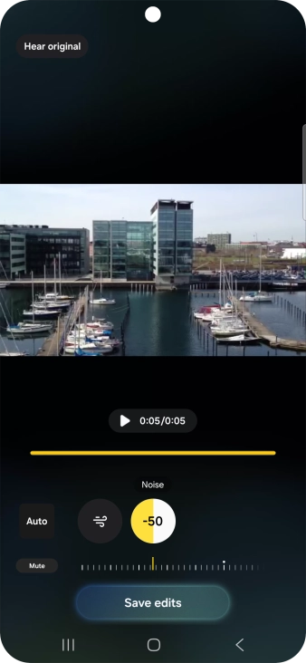 Press Mute to completely remove the selected audio type from the video. Press Mute to completely remove the selected audio type from the video.