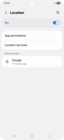 Press App permissions. Press App permissions.