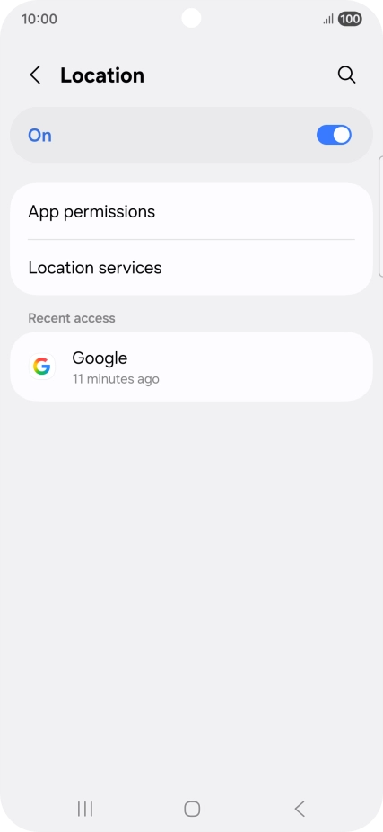 Press App permissions. Press App permissions.