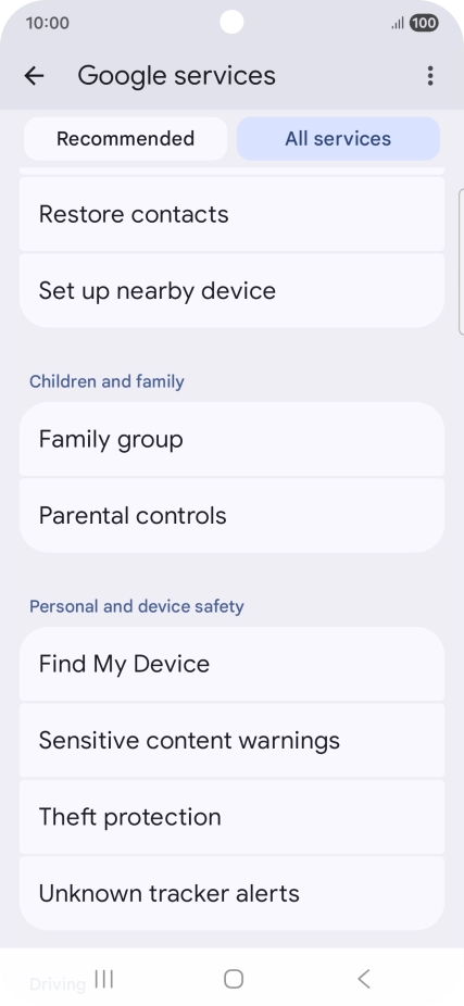 Press Find My Device. Press Find My Device.