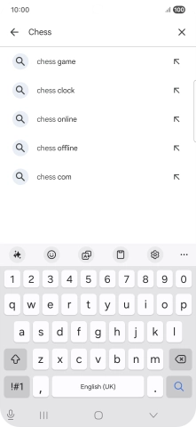 Key in the name or subject of the required app and press the search icon. Key in the name or subject of the required app and press the search icon.