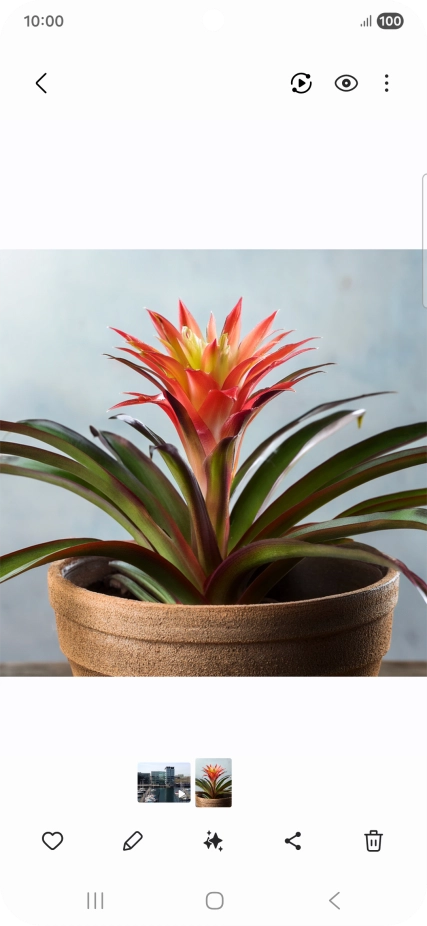 Go to the required picture. Go to the required picture.