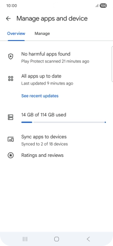 Press Manage. Press Manage.