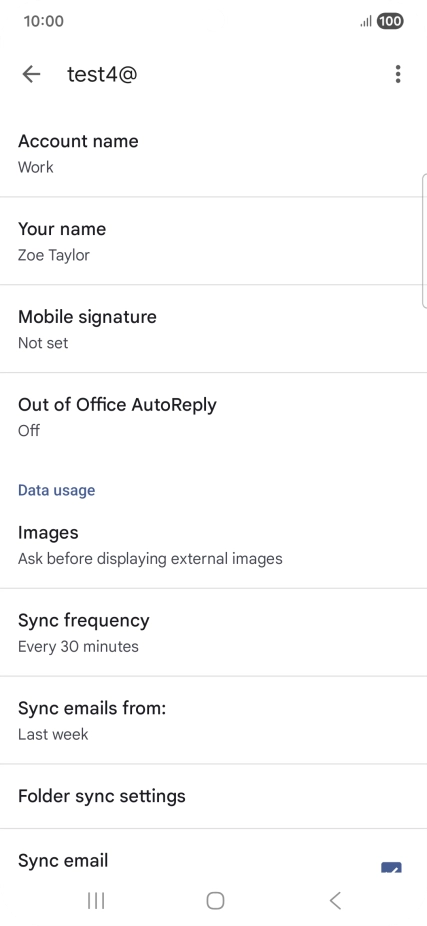 Press Account name and key in the required name. Press Account name and key in the required name.