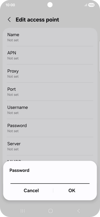 Key in wap and press OK. Key in wap and press OK.