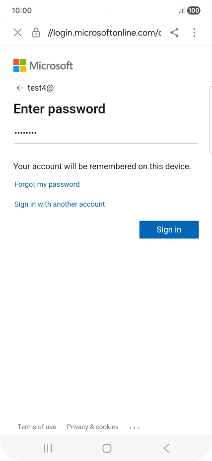 Press Sign in. Press Sign in.