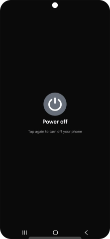 Press Power off. Press Power off.