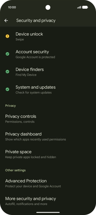 Press More security and privacy. Press More security and privacy.
