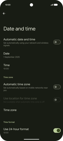 Press the indicator next to Press the indicator next to