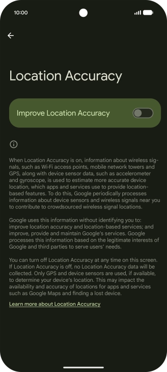 If you press the indicator next to If you press the indicator next to