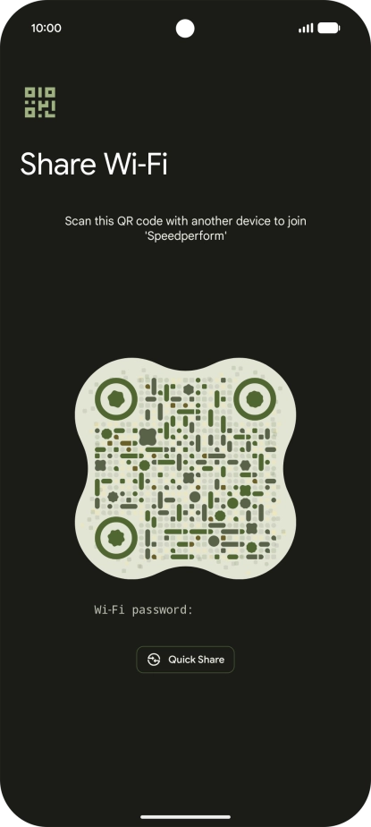 Place the QR code inside the camera frame on the other device to scan the code. Place the QR code inside the camera frame on the other device to scan the code.