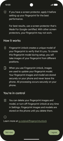 Press I agree. Press I agree.
