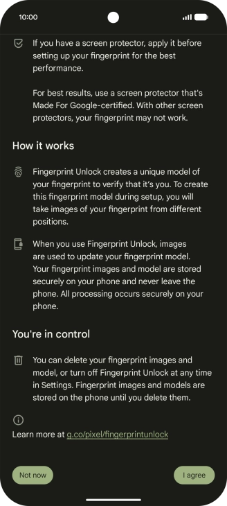 Press I agree. Press I agree.