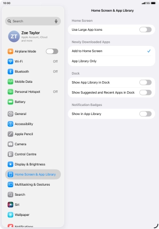 To add new downloaded apps to both the home screen and App Library, press Add to Home Screen. To add new downloaded apps to both the home screen and App Library, press Add to Home Screen.