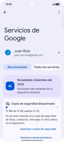 Pulsa Todos los servicios. Pulsa Todos los servicios.