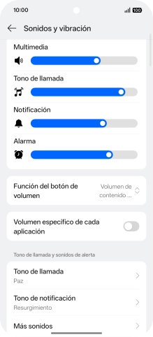Pulsa Tono de llamada. Pulsa Tono de llamada.