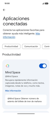 Pulsa el indicador junto a las extensiones deseadas para activar la función. Pulsa el indicador junto a las extensiones deseadas para activar la función.