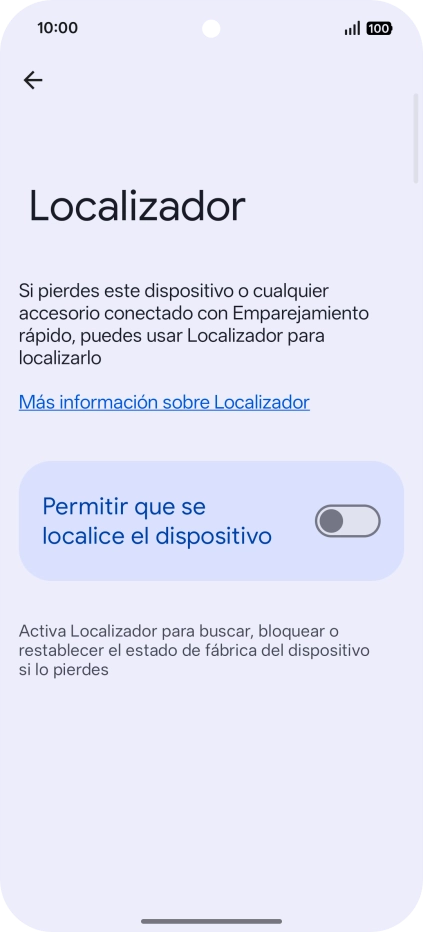 Pulsa el indicador junto a Pulsa el indicador junto a