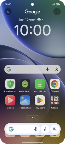 Pulsa el icono de música para iniciar la búsqueda. Pulsa el icono de música para iniciar la búsqueda.
