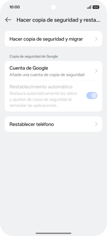 Pulsa Restablecer teléfono. Pulsa Restablecer teléfono.