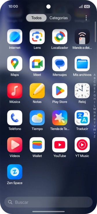 Abre una app que sea compatible con esta función, por ejemplo, Notas. Abre una app que sea compatible con esta función, por ejemplo, Notas.