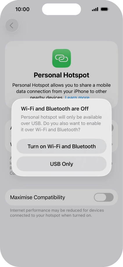 If Wi-Fi is turned off, press Turn on Wi-Fi and Bluetooth. If Wi-Fi is turned off, press Turn on Wi-Fi and Bluetooth.