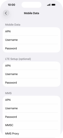 Press APN and key in wap.vodafone.co.uk. Press APN and key in wap.vodafone.co.uk.
