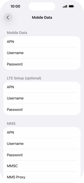 Press APN and key in wap.vodafone.co.uk. Press APN and key in wap.vodafone.co.uk.