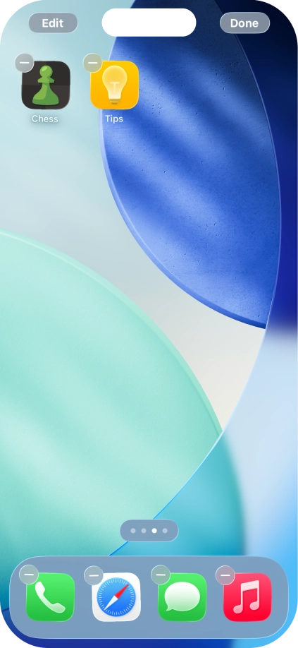 Press Done. Press Done.